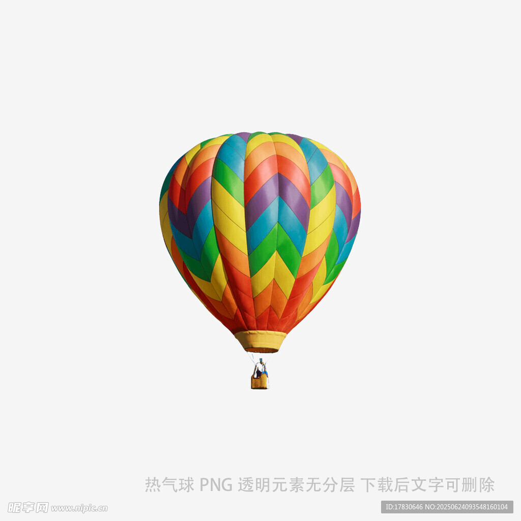 多彩熱氣球翱翔天際