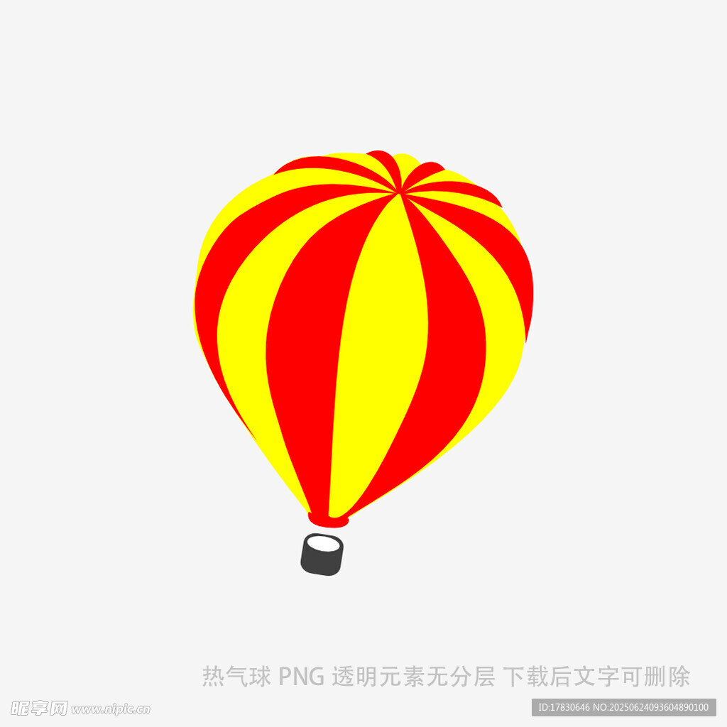 彩色熱氣球圖案設計