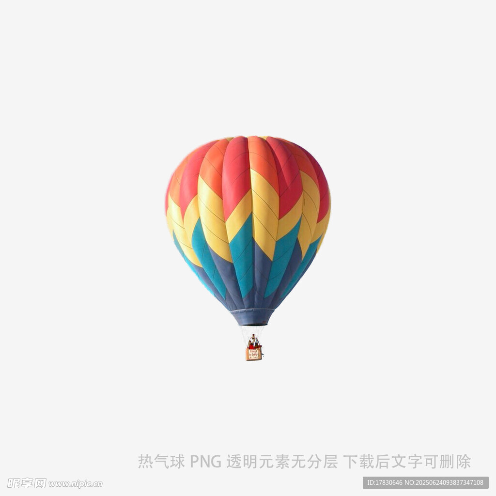 多彩熱氣球翱翔天際