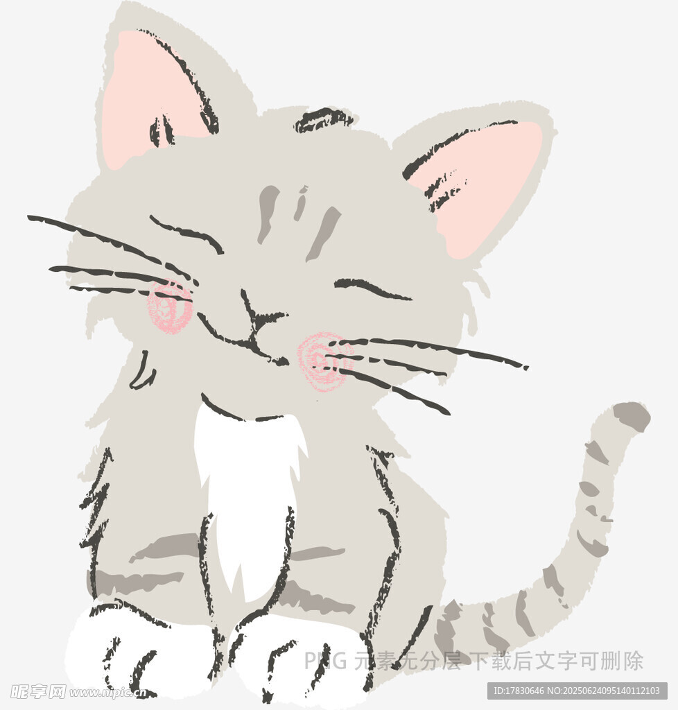 可愛貓咪插畫