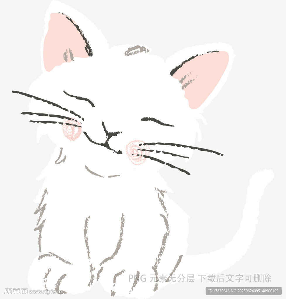 可愛貓咪插畫