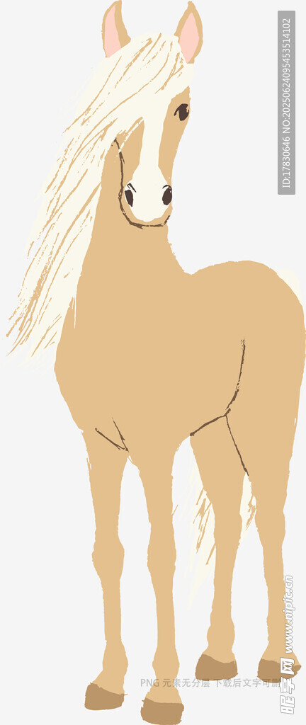 可愛卡通小馬