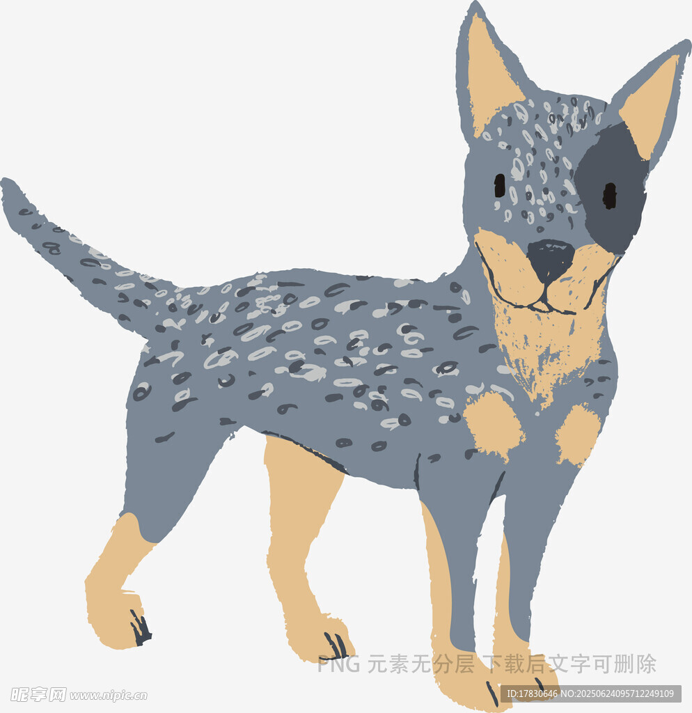 卡通斑點(diǎn)狗形象