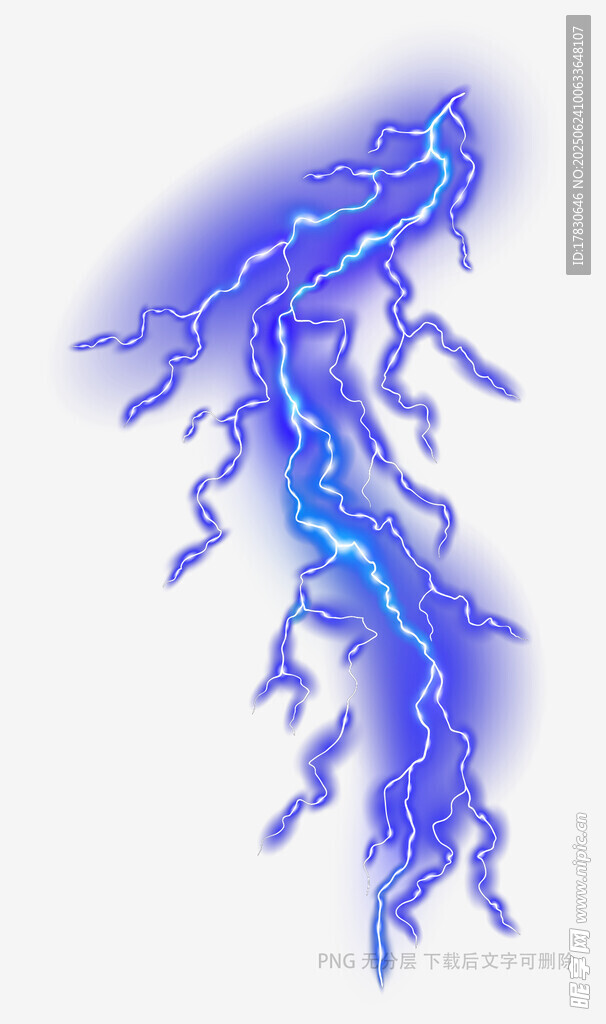 藍色閃電特效圖案