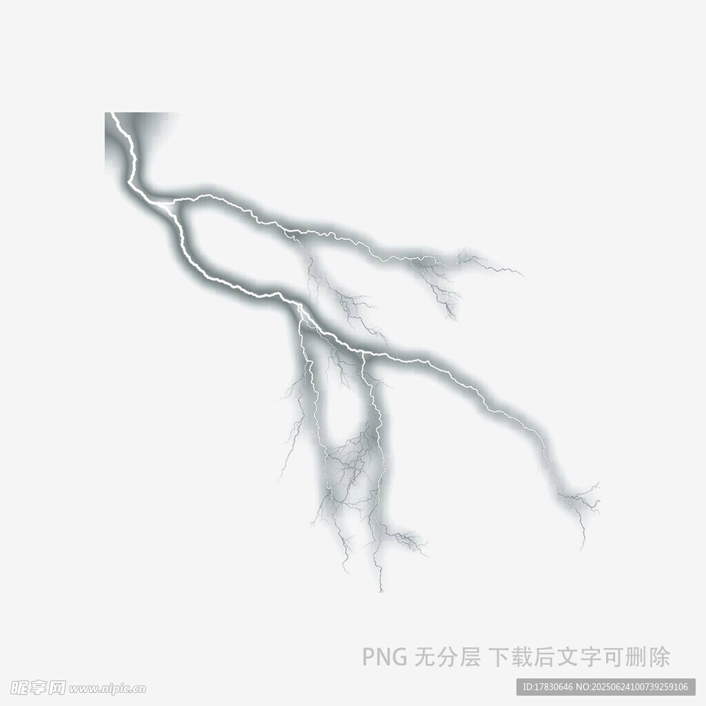 水墨風格樹枝線條藝術圖