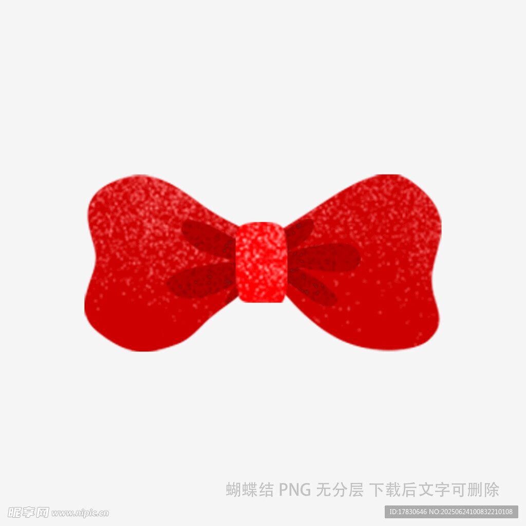 紅色蝴蝶結裝飾圖案