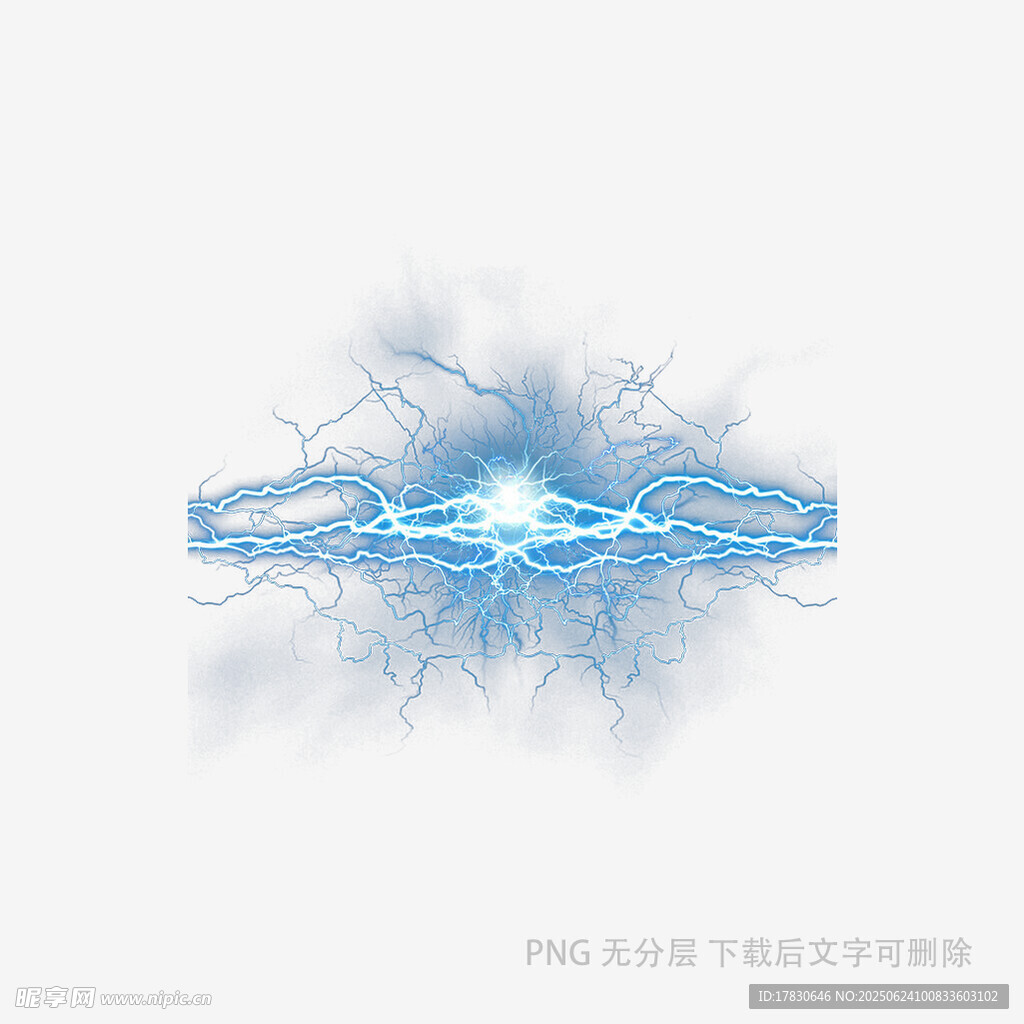 藍色夢幻線條抽象藝術圖案
