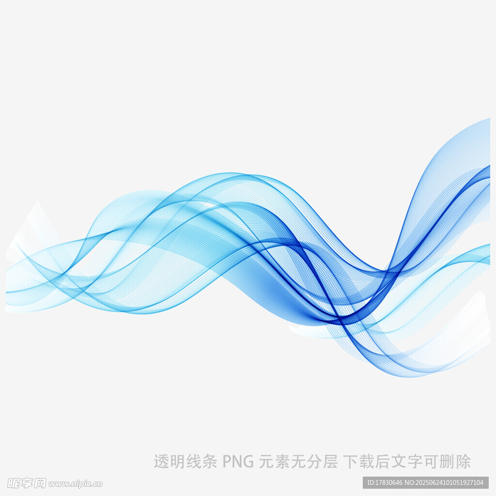 藍色動感線條抽象背景圖