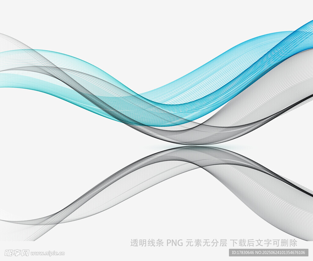 藍灰動感線條抽象背景圖