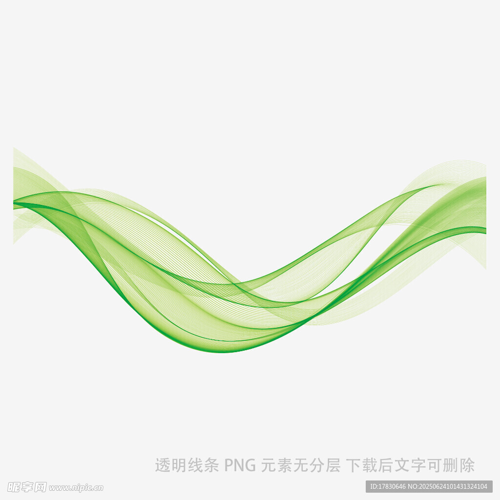 綠色動感線條背景圖