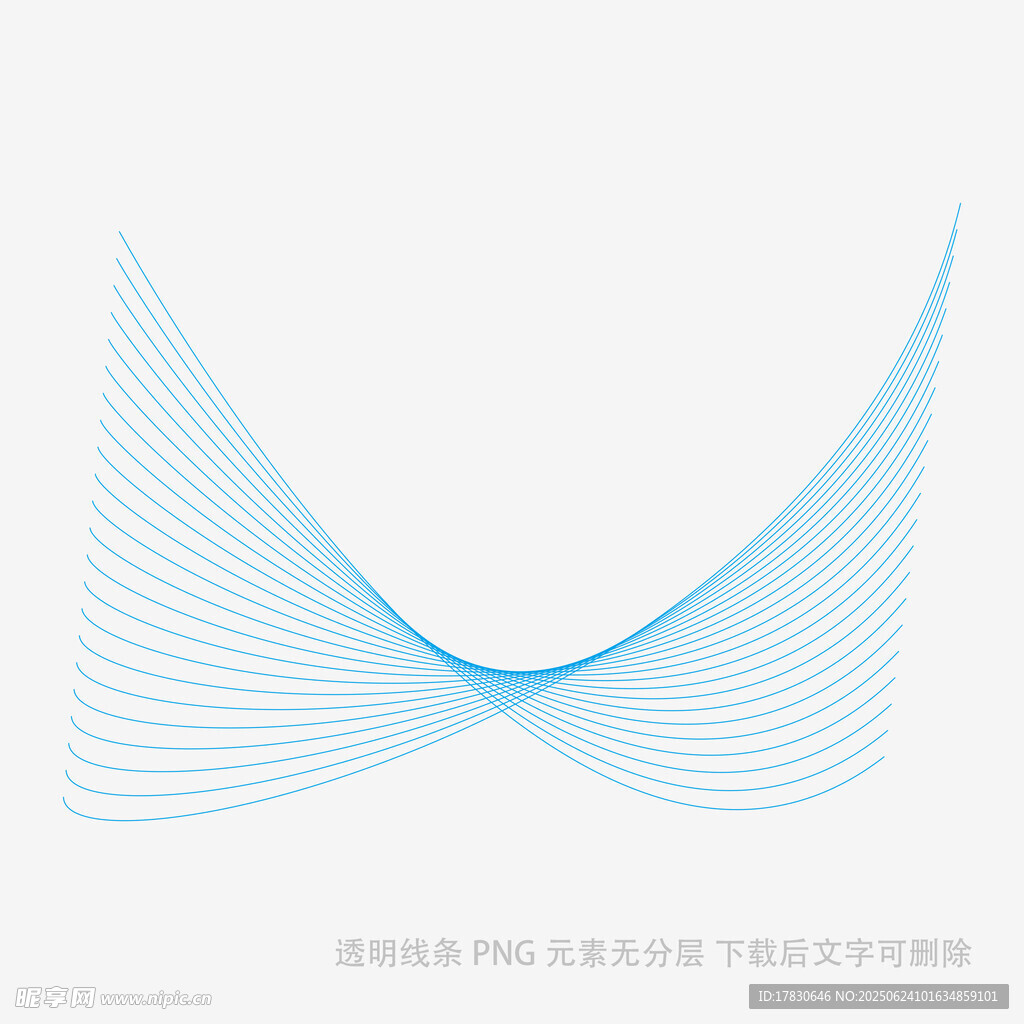 藍色漸變線條抽象圖案
