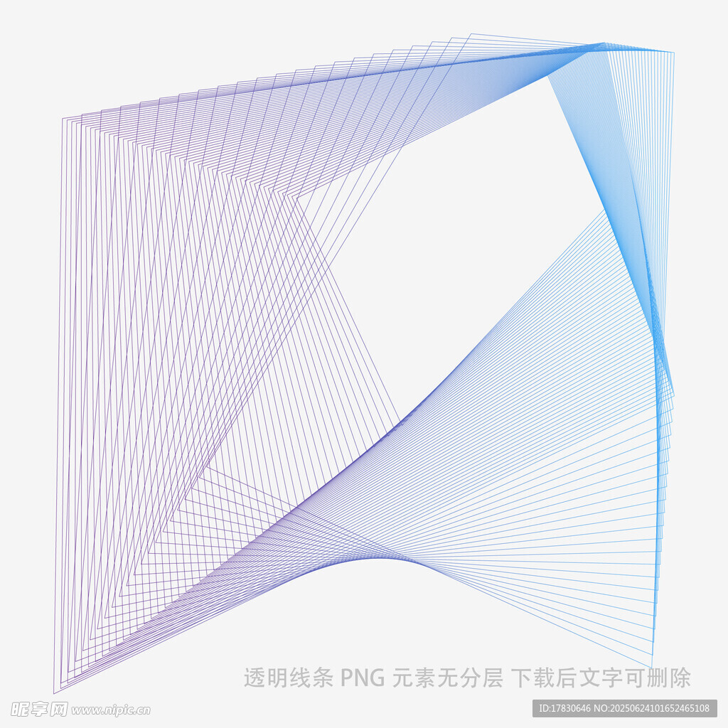 幾何線條抽象漸變圖案