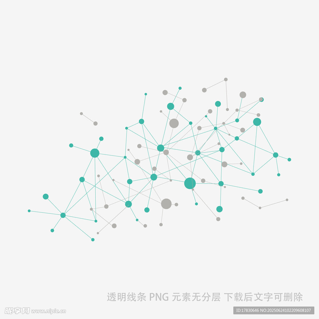 科技感分子結構抽象圖案