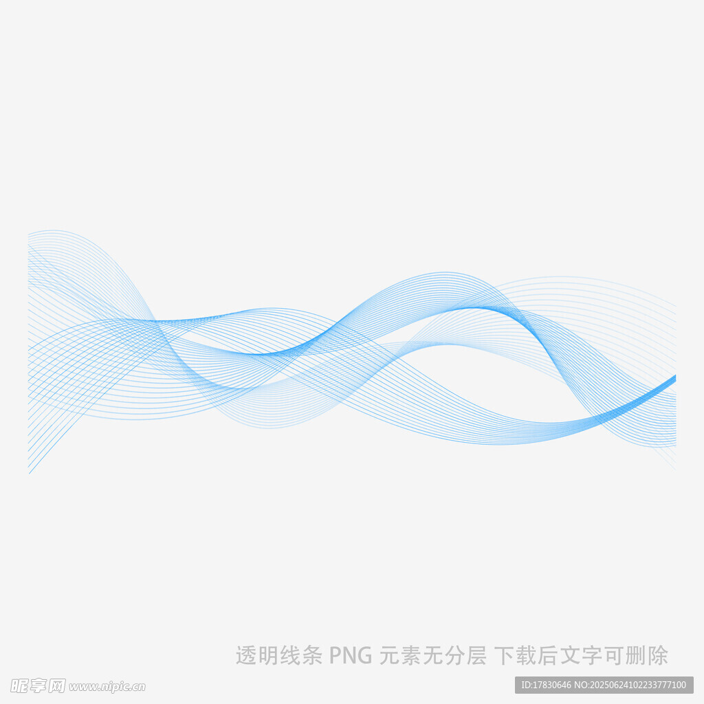 藍色動感線條抽象背景圖
