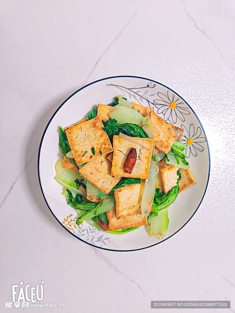 青菜炒豆腐