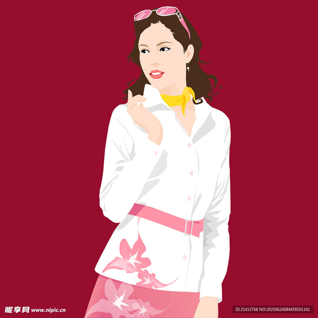 時(shí)尚少女的甜美穿搭