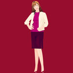 時(shí)尚職業(yè)女性形象展示