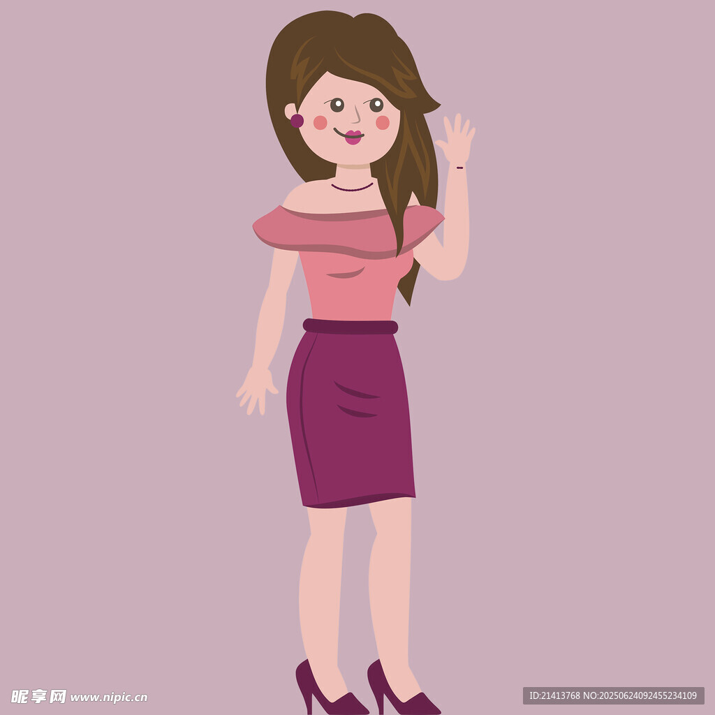 時尚優(yōu)雅的職場女性形象