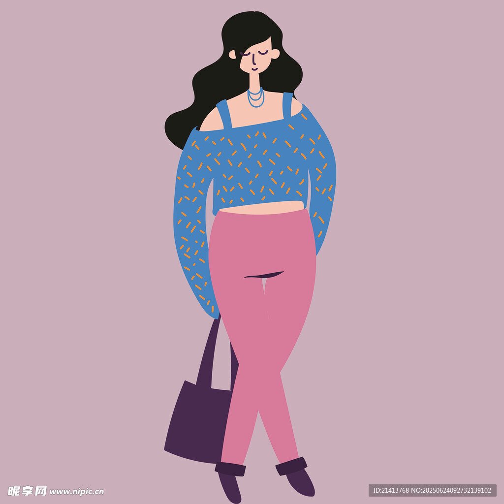 時(shí)尚穿搭的女性形象