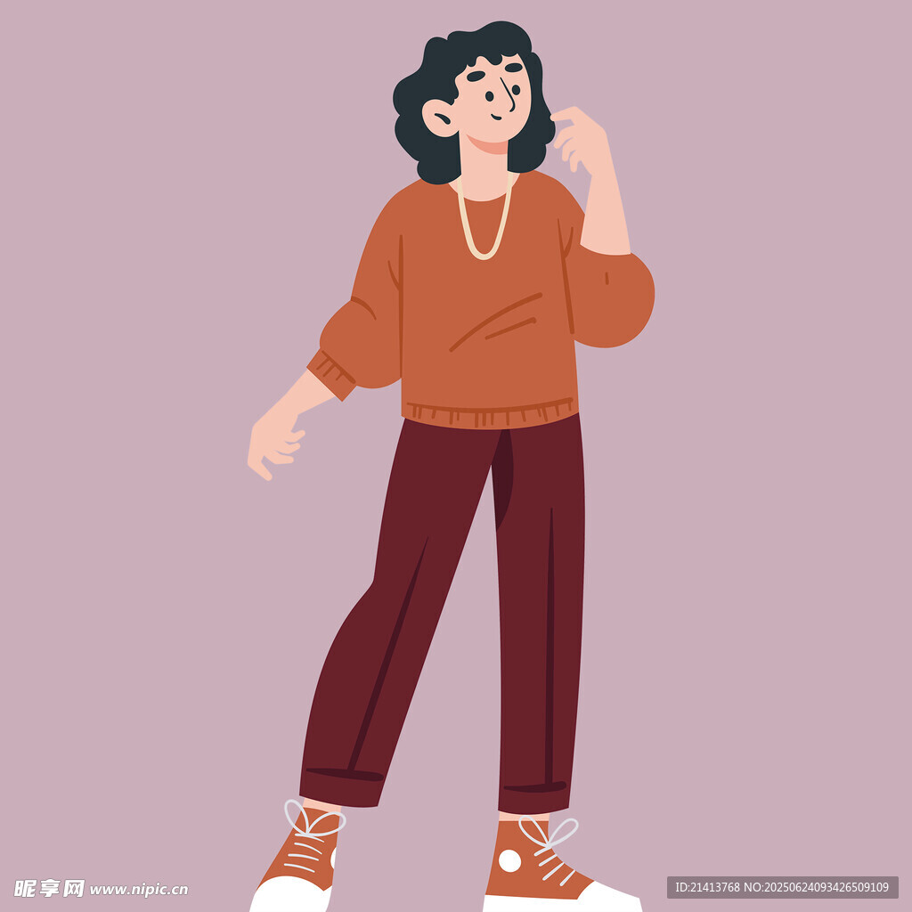 時(shí)尚女孩休閑穿搭展示