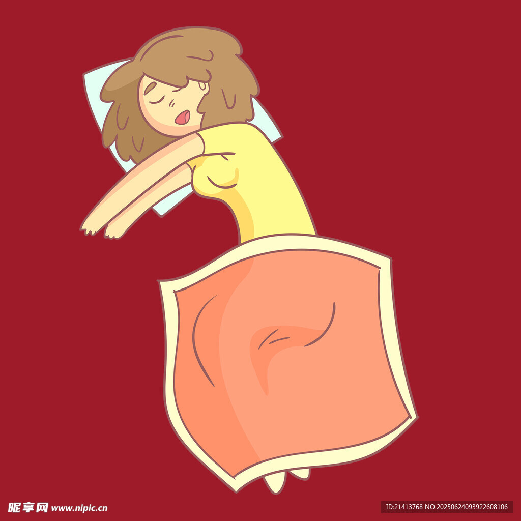 熟睡的女子