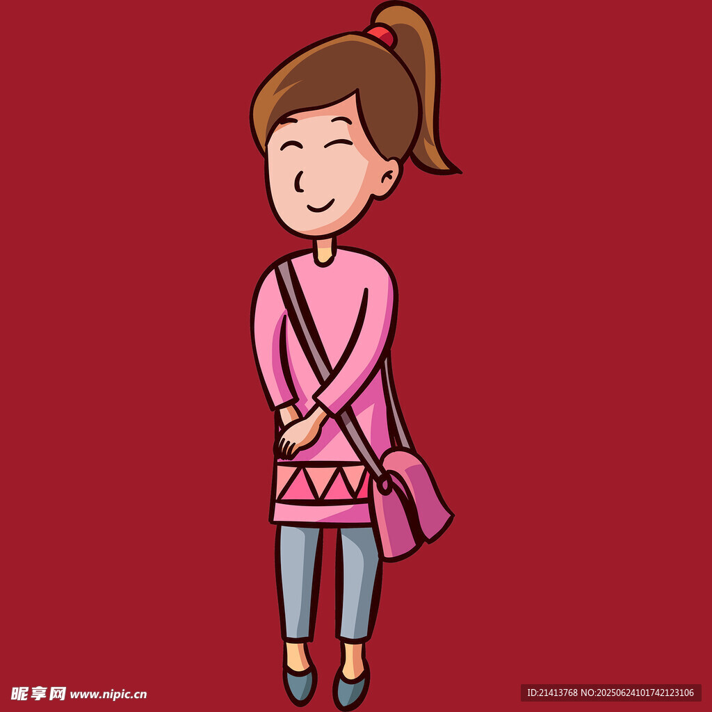穿傳統服飾的可愛女孩