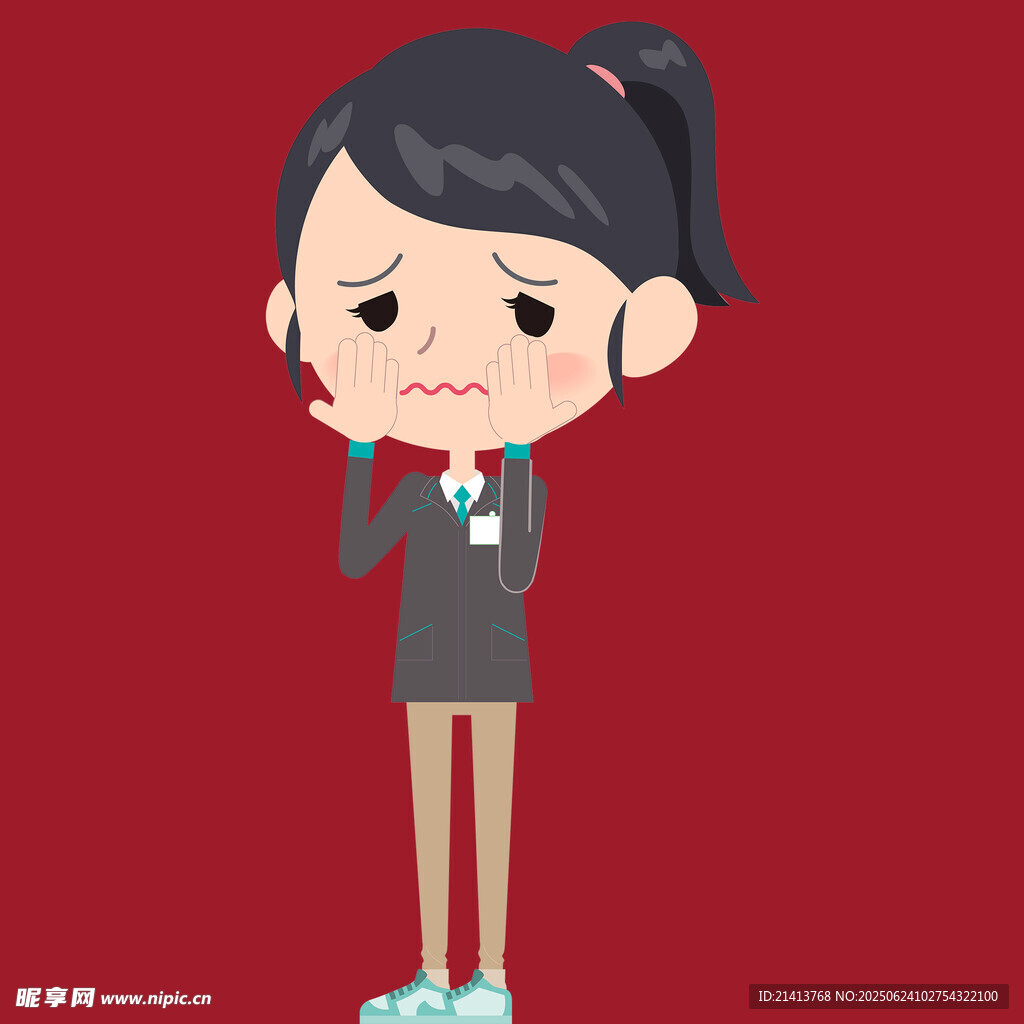 愁容女孩