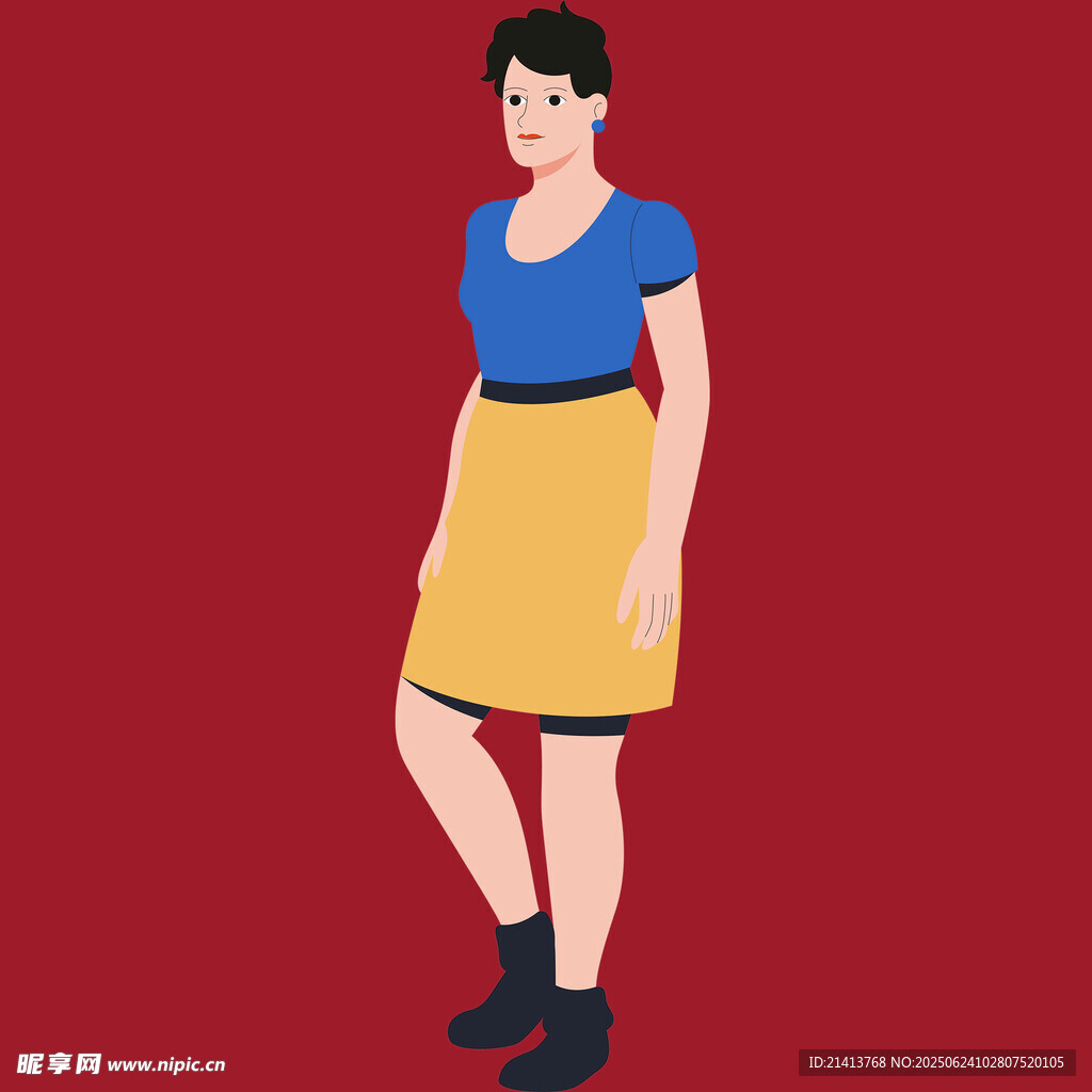時尚穿搭女性形象展示