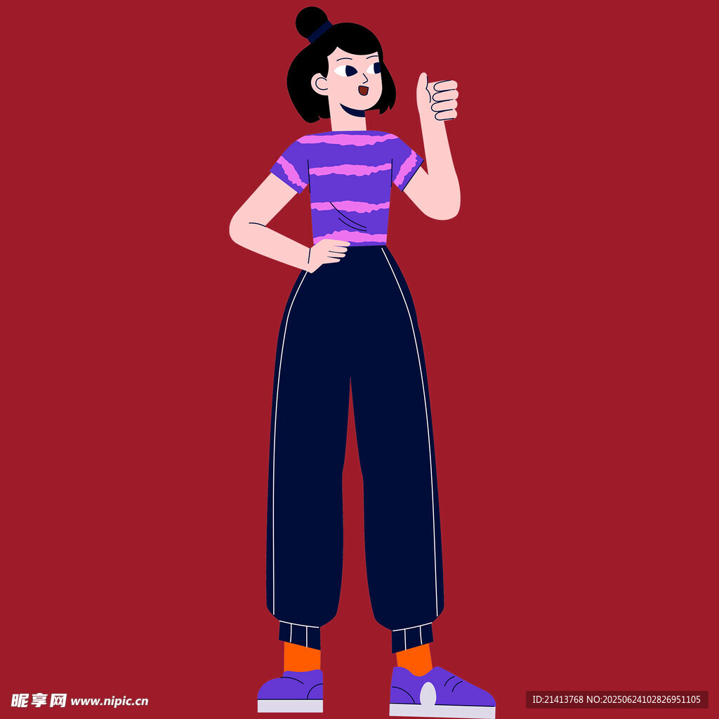 時尚女孩手持手機擺造型
