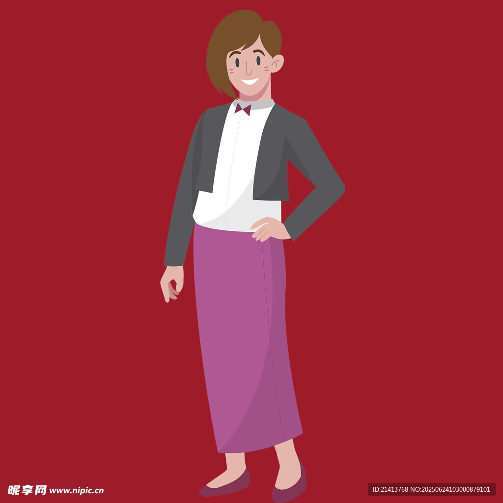 優雅女士時尚穿搭展示