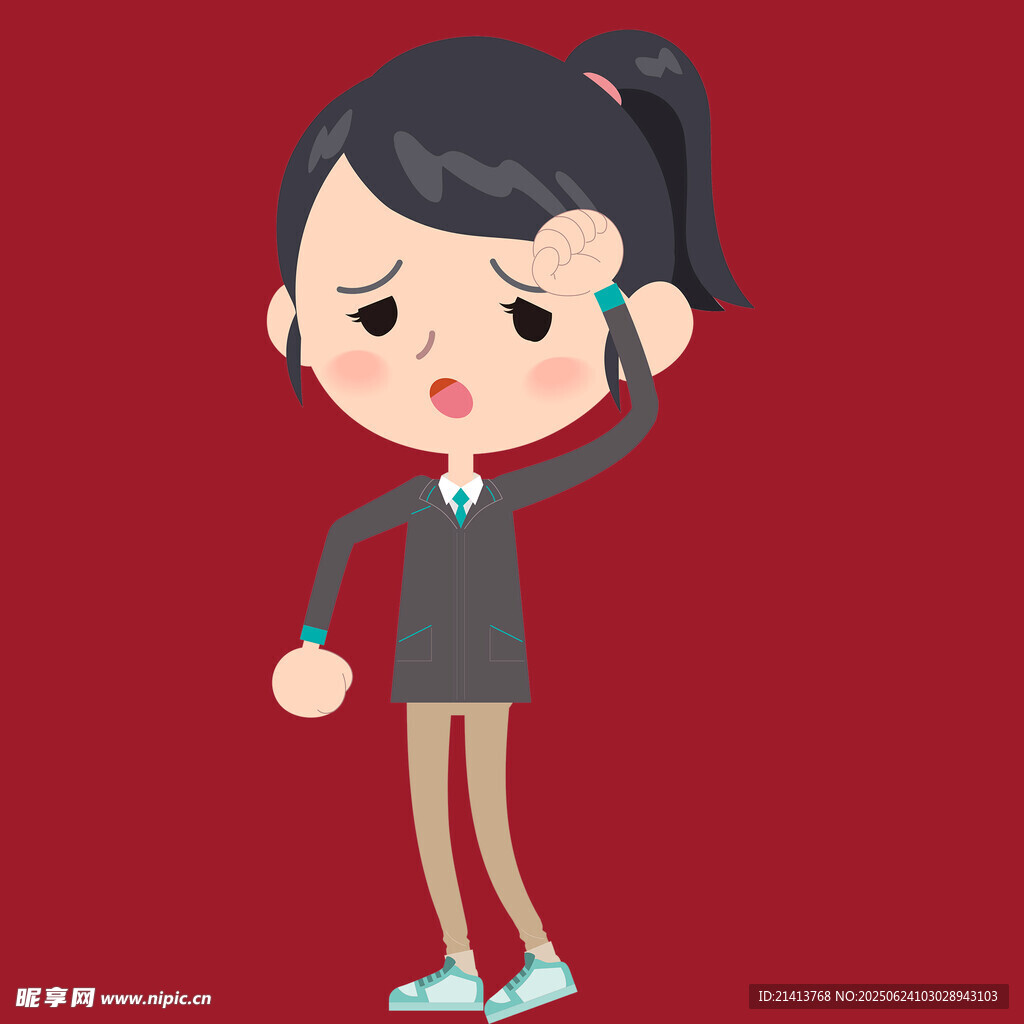 苦惱女孩
