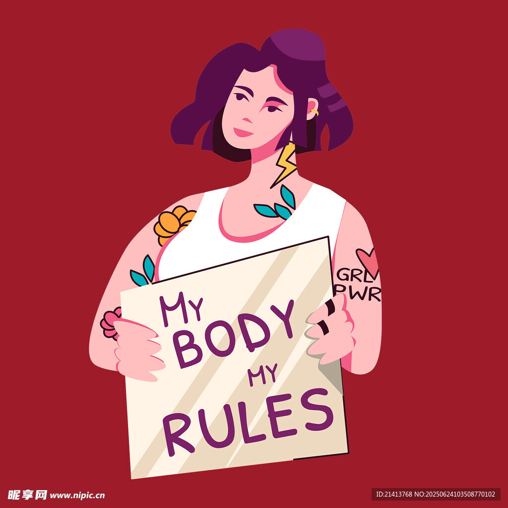 女性宣揚身體自主理念