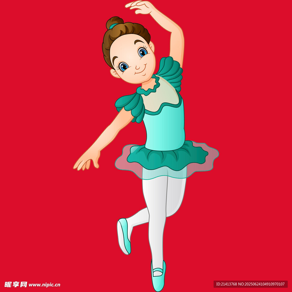 跳舞的芭蕾女孩