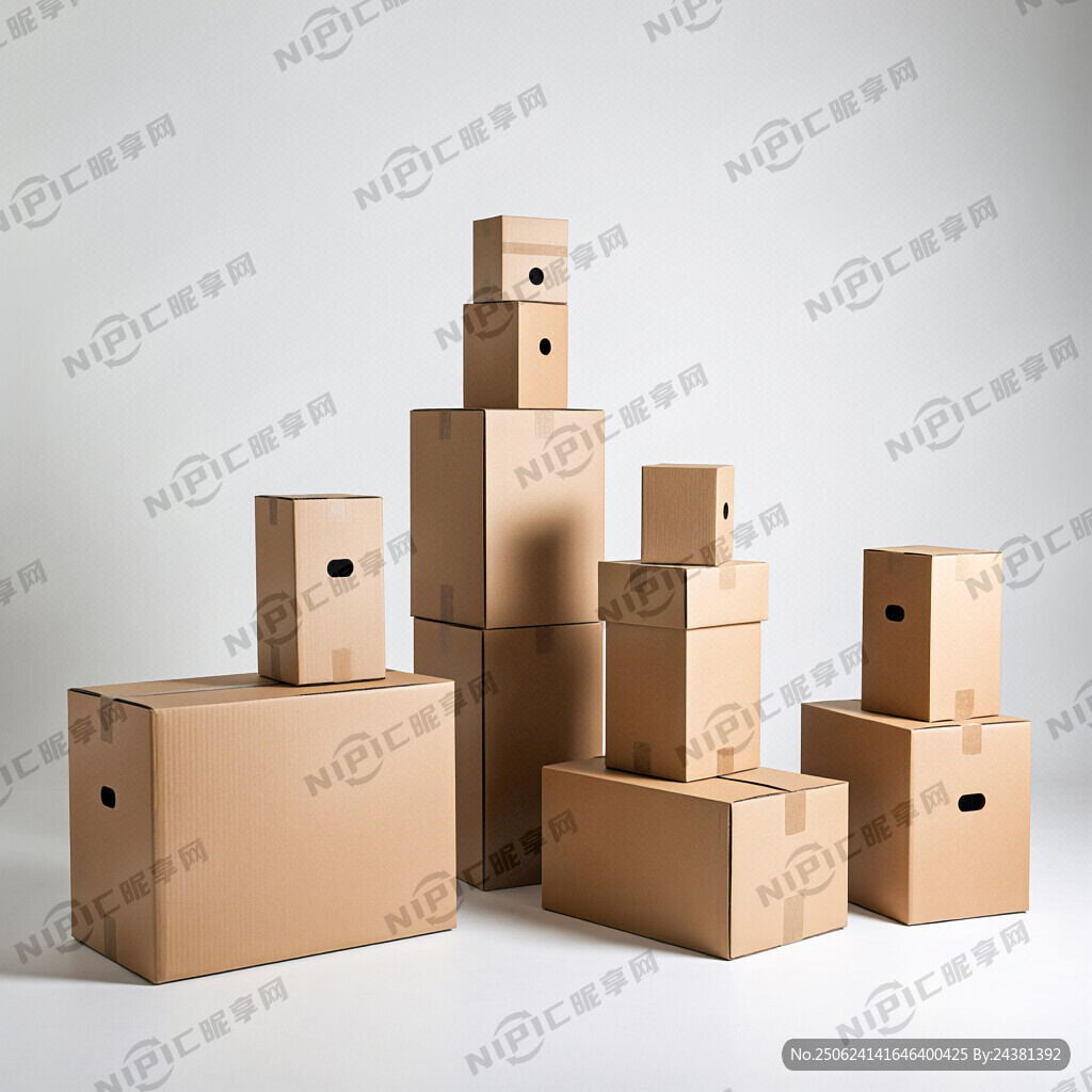 紙箱搭建的美陳