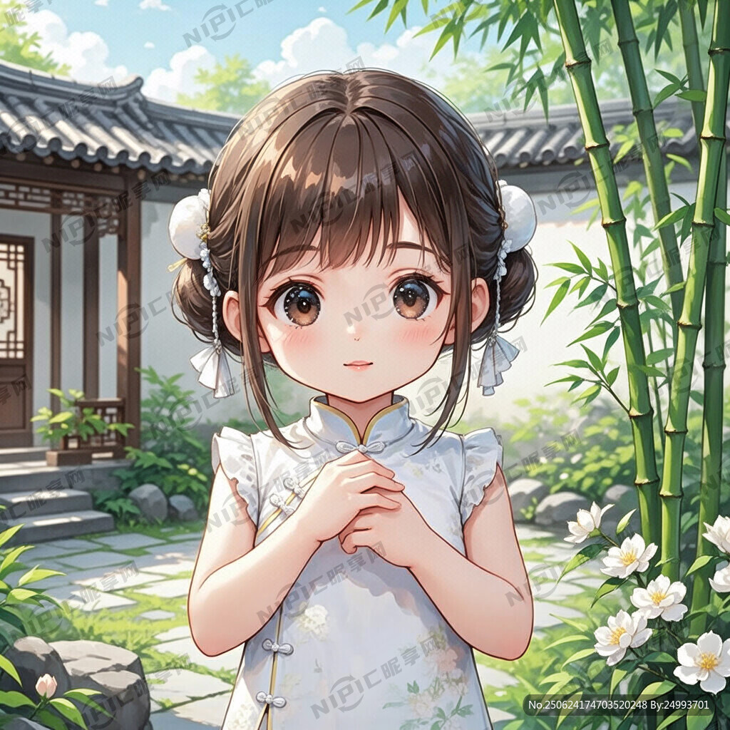 可愛小美女 大眼睛 古風