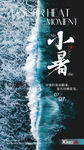小暑節(jié)氣海浪主題海報(bào)