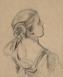 女子素描畫像