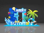夏日海灘主題美陳裝置