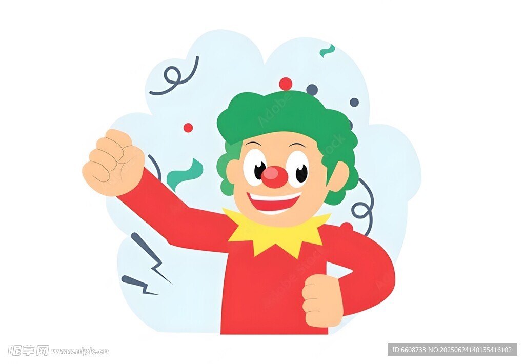 歡樂小丑慶祝節日