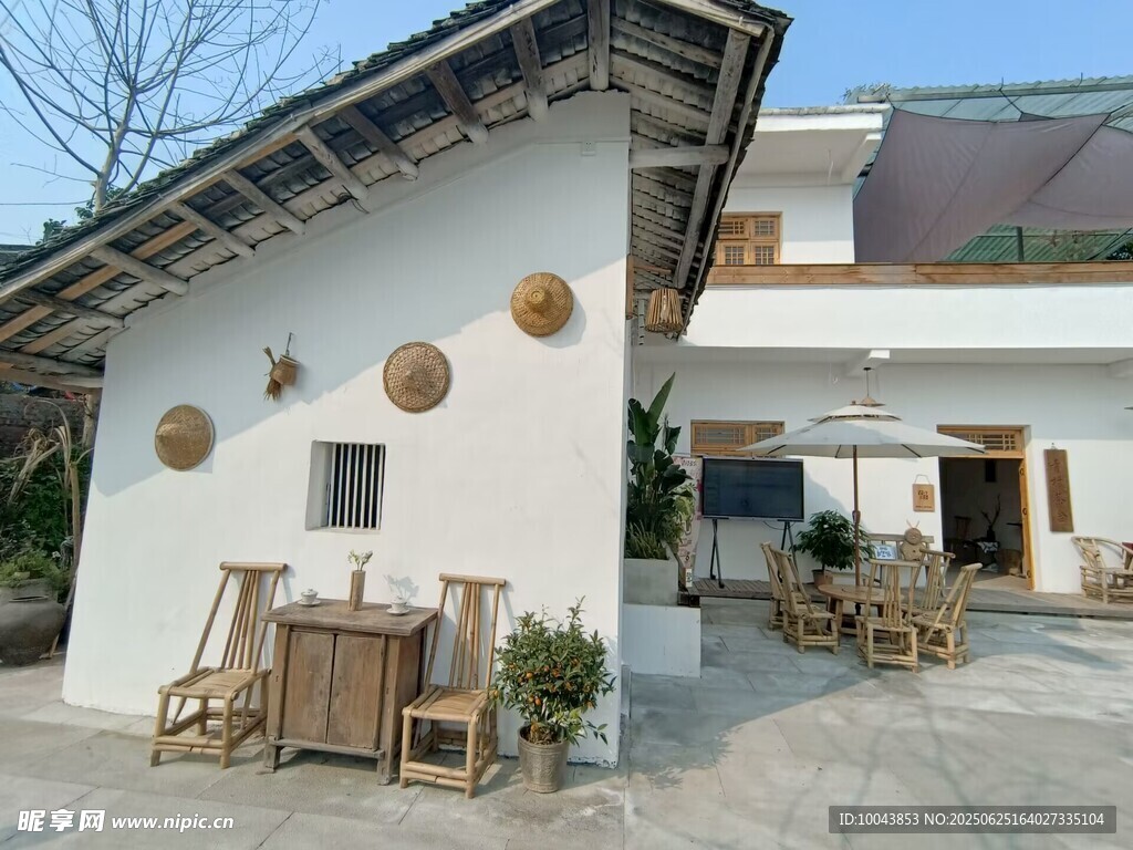 鄉(xiāng)村風格小屋外觀景致
