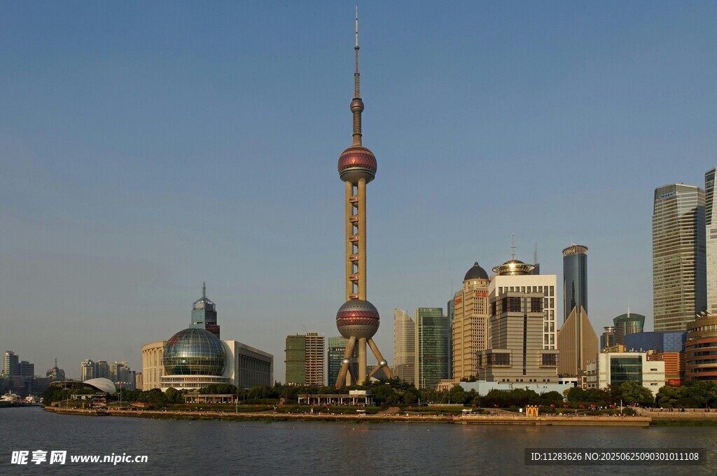 上海外灘東方明珠城市景觀