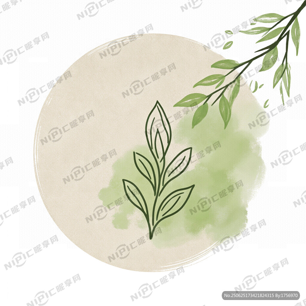 杭州西湖元素  龍井茶   
