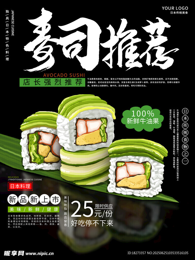壽司海報