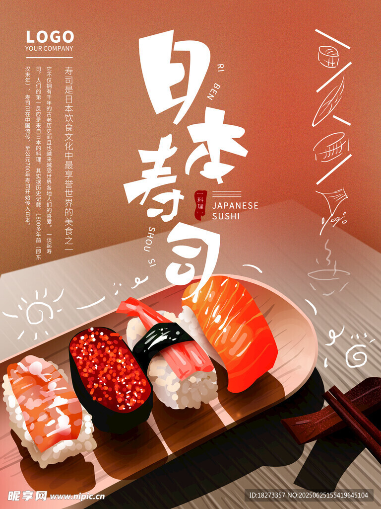 壽司海報