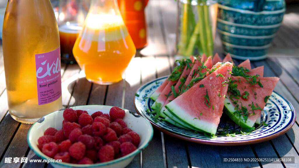 夏日繽紛戶外美食飲品