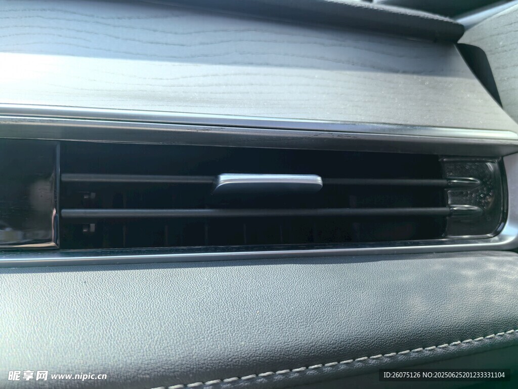 汽車空調出風口特寫