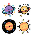 手繪宇宙星球