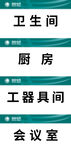 室內功能區域標識牌