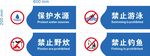 水域保護警示標識集合