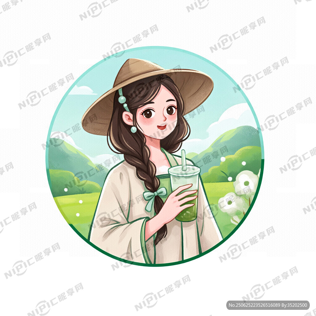 蔗菇娘飲品服飾標志